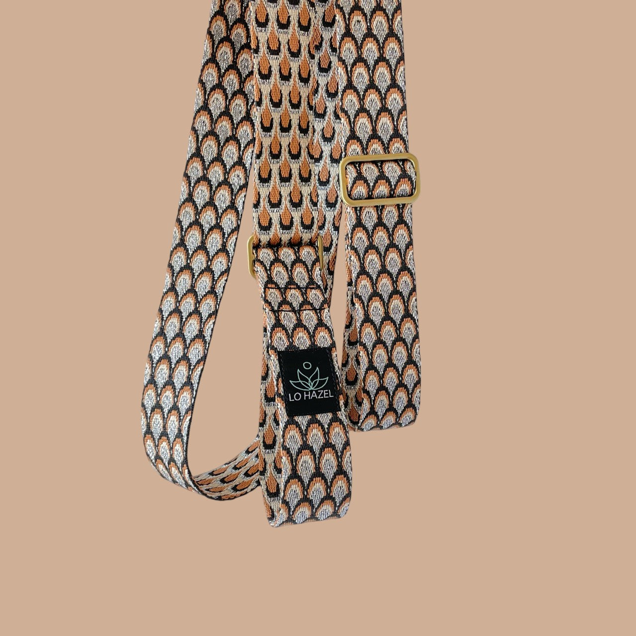 Peacock Feathers Yoga Mat Strap *Metallic