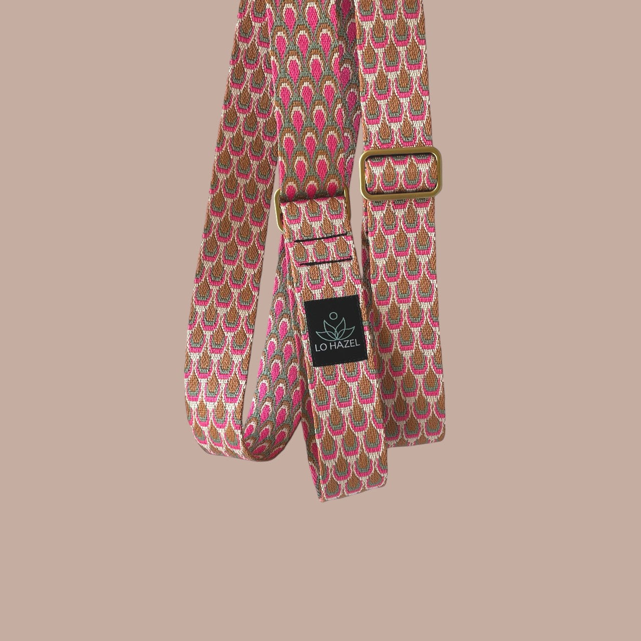 Peacock Feathers Secure Fit Yoga Mat Strap