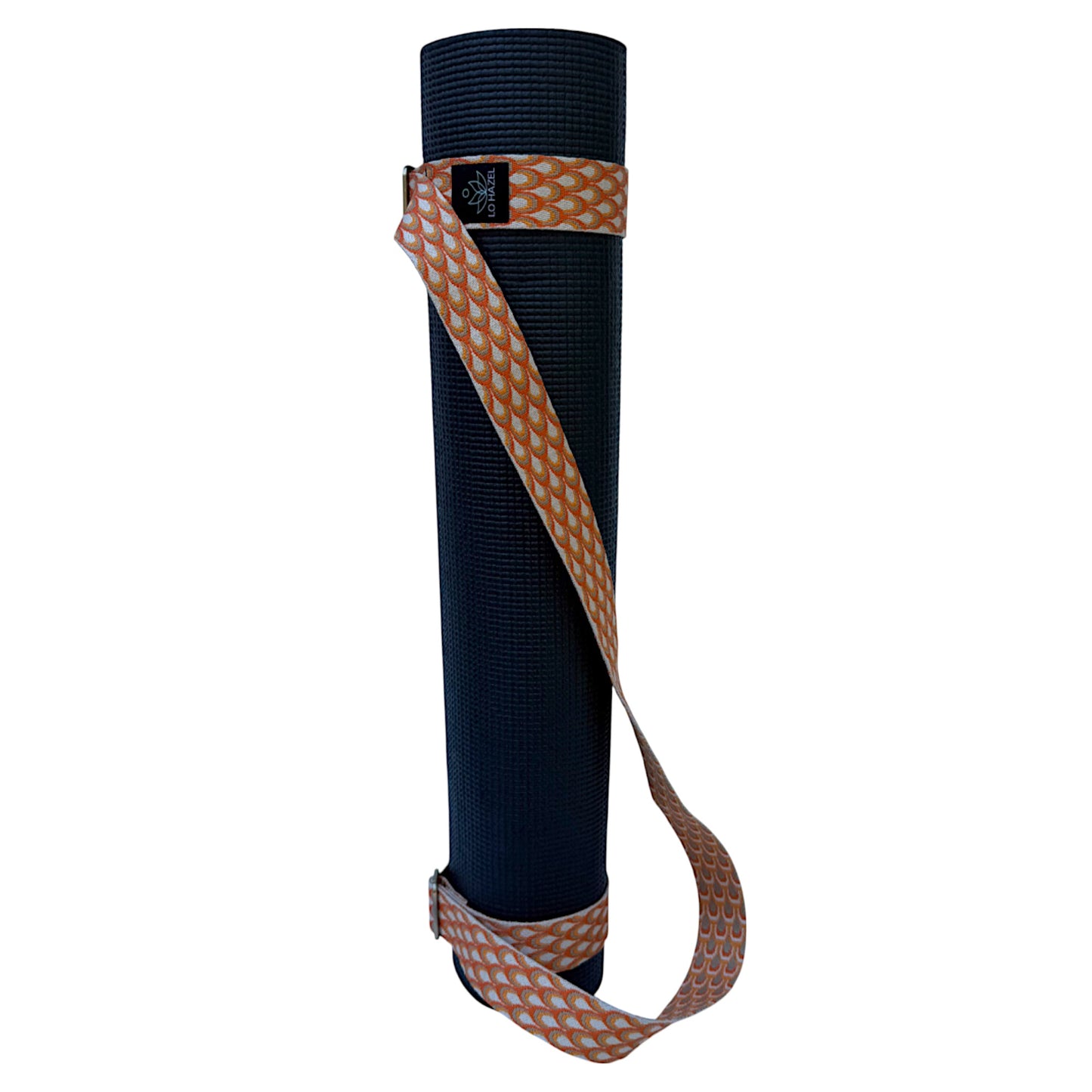 Peacock Feathers Secure Fit Yoga Mat Strap