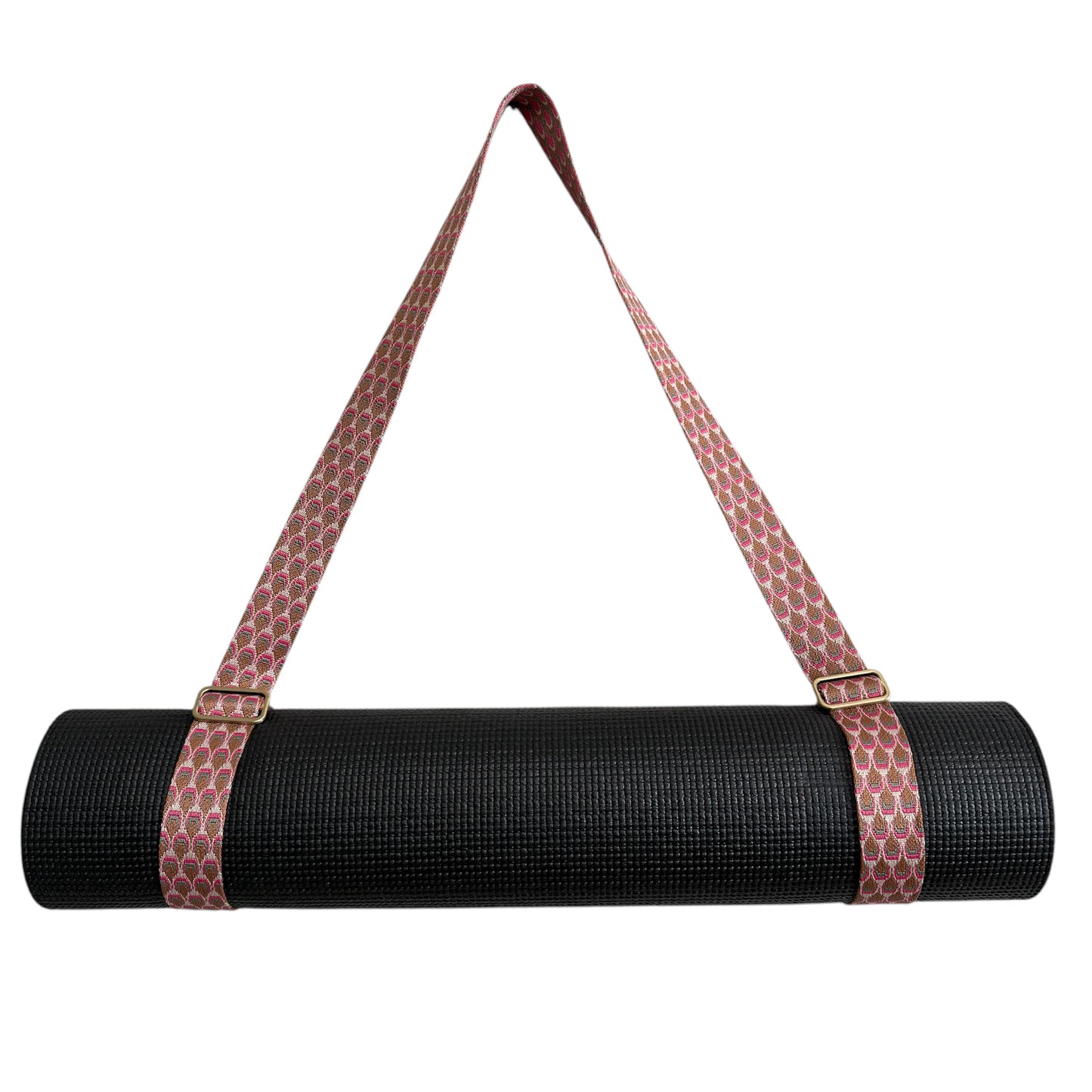 Peacock Feathers Secure Fit Yoga Mat Strap