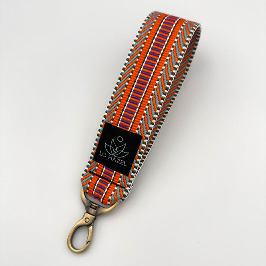 Railroad Keychain Wristlet