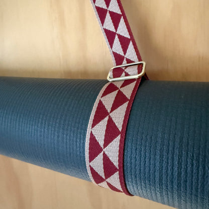 Stonepath Pattern Secure Fit Yoga Mat Strap