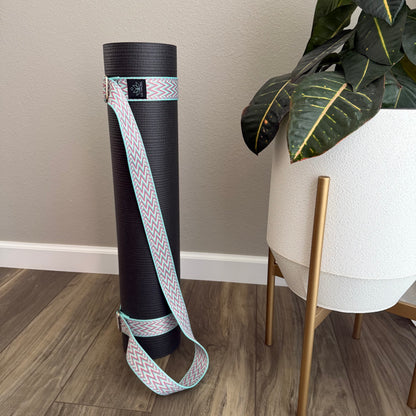 Zig Zag Secure Fit Yoga Mat Strap