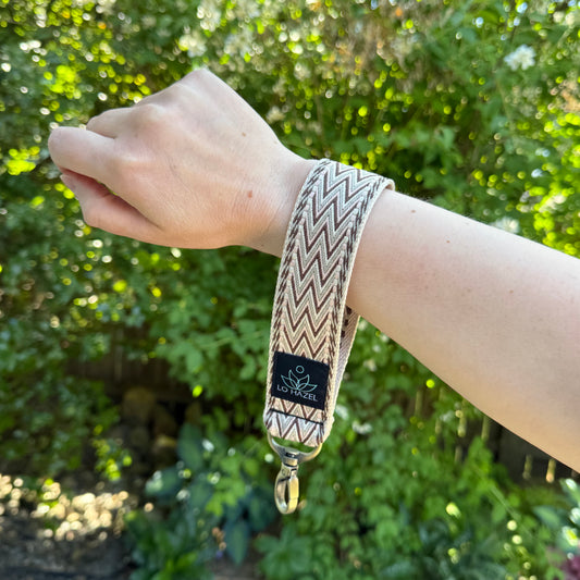 Zig Zag Keychain Wristlet