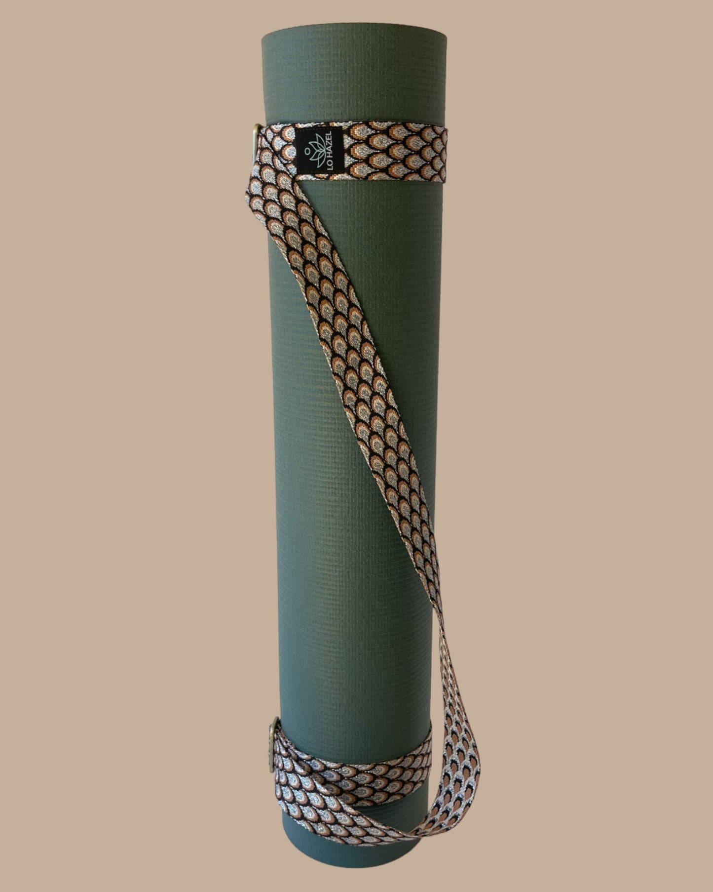 Peacock Feathers Yoga Mat Strap SHIMMER