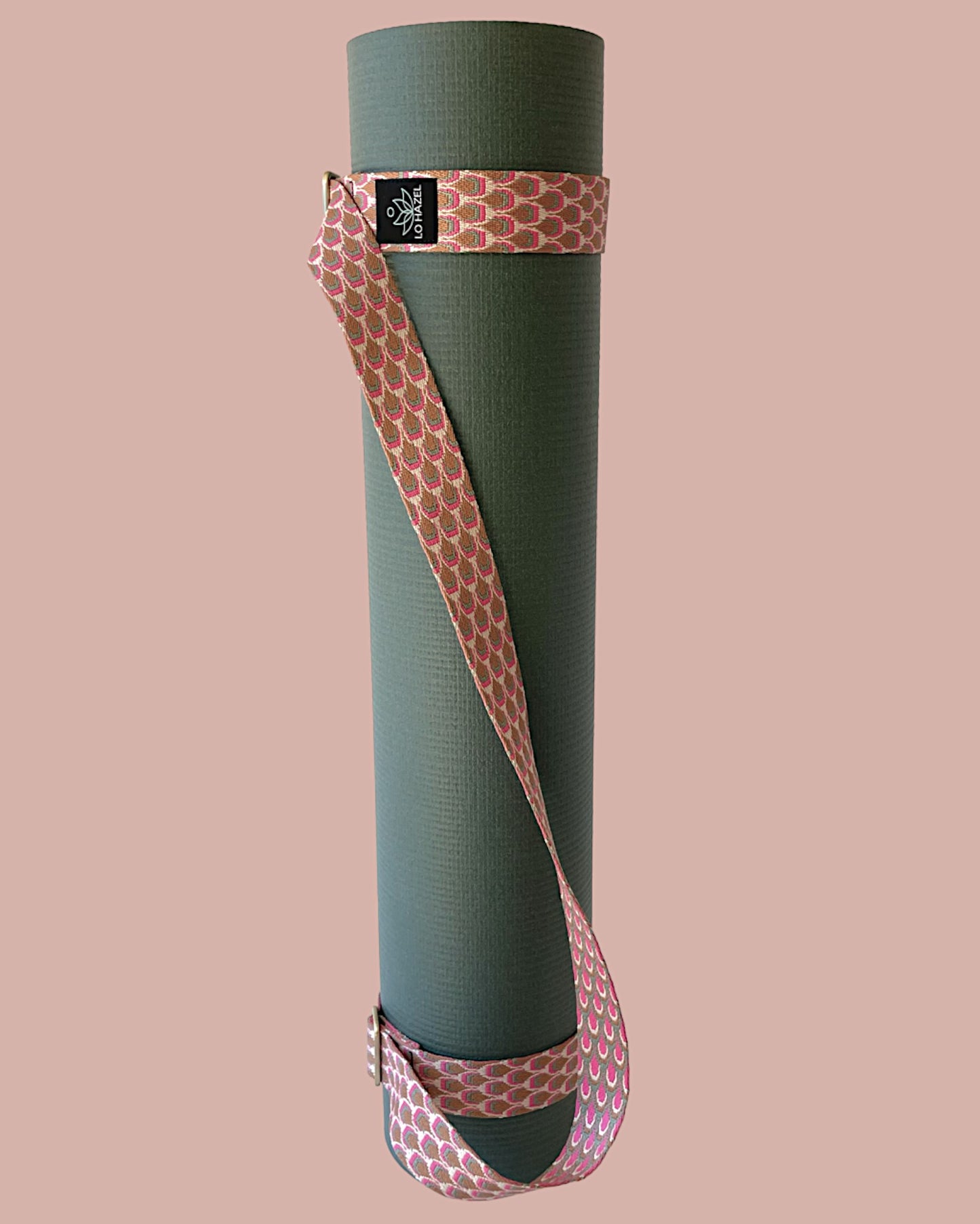 Peacock Feathers Yoga Mat Strap