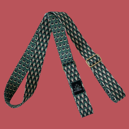 Peacock Feathers Yoga Mat Strap