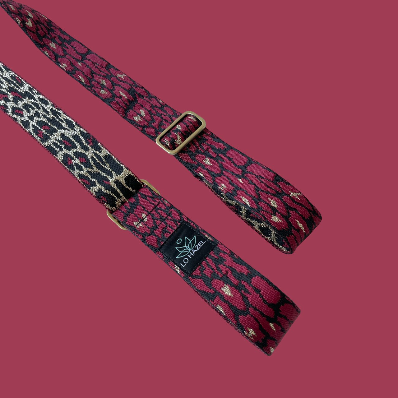 Leopard Yoga Mat Strap SHIMMER