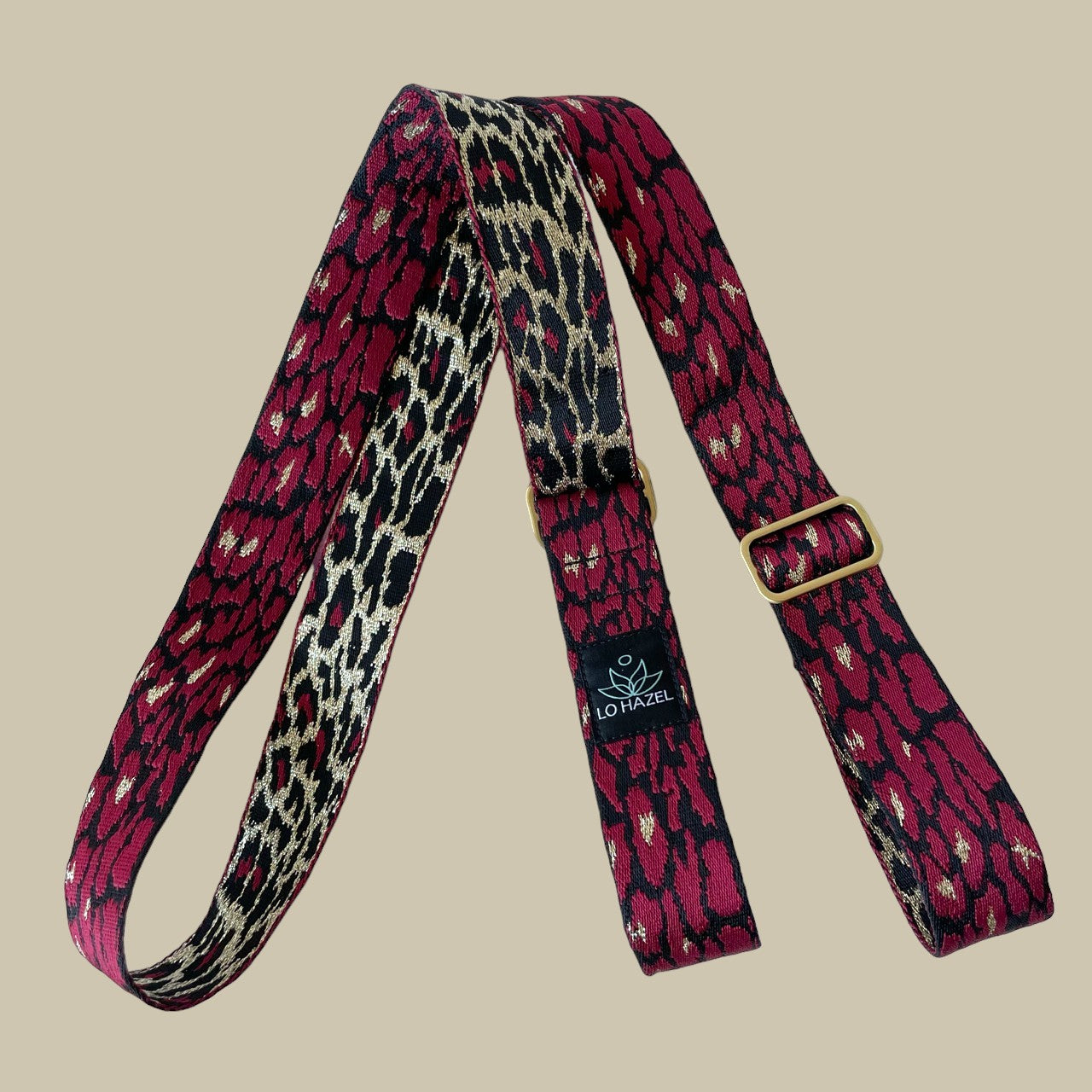 Leopard Yoga Mat Strap SHIMMER