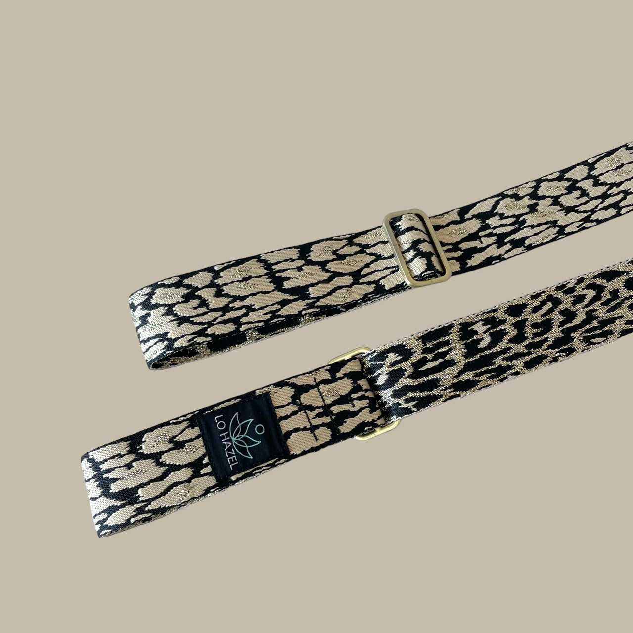 Leopard Yoga Mat Strap SHIMMER