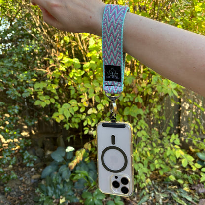 Zig Zag Keychain Wristlet