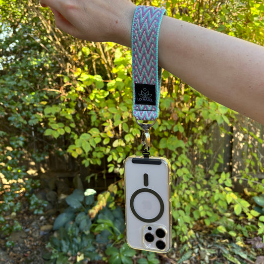 Zig Zag Keychain Wristlet