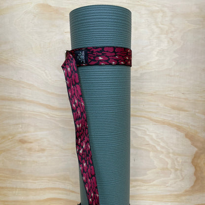 Leopard Yoga Mat Strap *Metallic