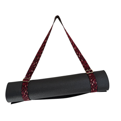 Leopard Yoga Mat Strap SHIMMER