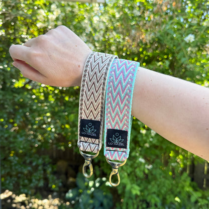 Zig Zag Keychain Wristlet