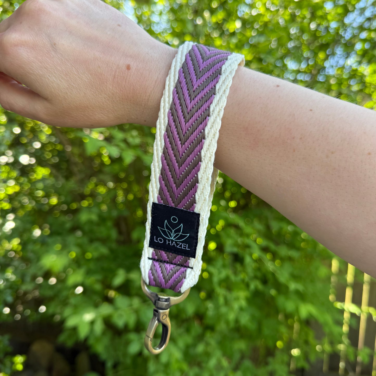 Channel Flow Keychain Wristlet