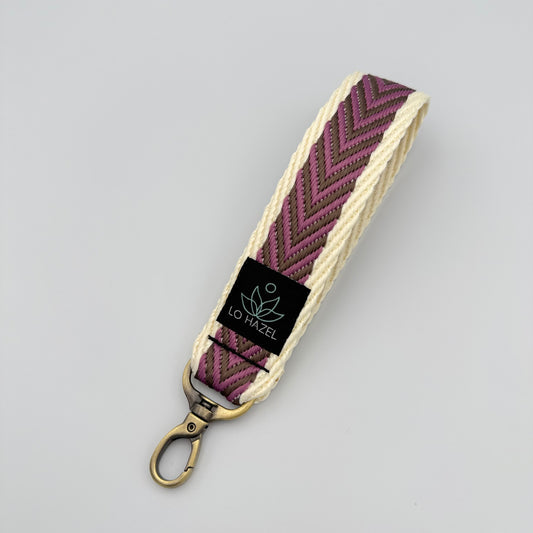 Channel Flow Keychain Wristlet